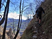 AL PIZZO GRANDE del Sornadello (1574 m) sul sentiero ‘Passo Lumaca’ con giro ad anello da Cornalita il 27 marzo 2023 - FOTOGALLERY
